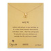 sex reminder necklace with gold dipped cherries