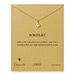 smile! camera necklace, gold dipped