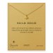 soar high thunderbird necklace, gold dipped