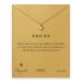 trust lock necklace, gold dipped