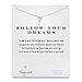 follow your dreams kite necklace, sterling silver