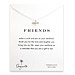 friends dragonfly necklace, sterling silver