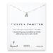 friends forever groovy flower necklace, sterling silver