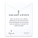 graduation heart key necklace, sterling silver