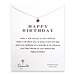 happy birthday teeny star necklace, sterling silver