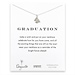 graduation monarch butterfly necklace, sterling silver