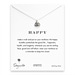 happy buddha necklace, sterling silver