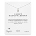 great expectations ducky necklace, sterling silver