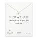 hugs & kisses XO necklace, sterling silver