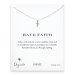 have faith simple cross necklace, sterling silver