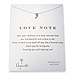 love note reminder necklace with sterling silver music note