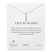 let it slide serpent necklace, sterling silver