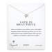 life is beautiful hummingbird necklace, sterling silver