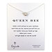 queen bee reminder necklace with sterling silver bee