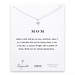 mom north star necklace, sterling silver