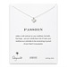 passion perfect heart necklace, sterling silver