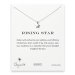 rising star full star necklace, sterling silver