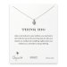 think big little acorn necklace, sterling silver