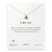 trust lock necklace, sterling silver