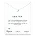 thanks! Wishbone necklace, sterling silver