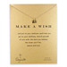 make a wish elephant gold dipped reminder necklace