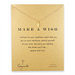 make a wish gold dipped hamsa reminder necklace