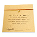 make a wish necklace with gold dipped wishbone... the original - 18 inch