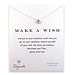 make a wish fleur di lis sterling silver reminder necklace