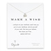 make a wish elephant sterling silver reminder necklace
