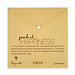 pearls of happiness white pearl necklace, gold dipped