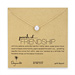 large pearls of friendship white pearl necklace, gold dipped - 18 inch