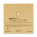large pearls of friendship pink pearl necklace, gold dipped - 18 inch