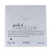 pearls of friendship white pearl necklace, sterling silver