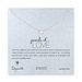 pearls of love white pearl necklace, sterling silver