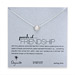 large pearls of friendship white pearl necklace, sterling silver - 18 inch