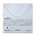 small white three pearls necklace, sterling silver