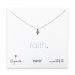 small cross pendant necklace, sterling silver