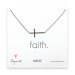 large sideways cross necklace, charcoal
