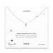 3 wishes pearl gold dipped necklace