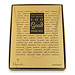 100 good wishes beaded necklace, gold dipped