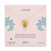 3 wishes gold dipped charm necklace with elephant, 7 and green quartz