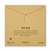 free bird feather necklace, gold dipped