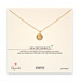 new beginnings wheat gold dipped necklace