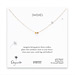 3 wishes mixed stardust bead necklace on gold dipped chain