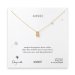 3 wishes bolts necklace - gold, rose gold, sterling silver