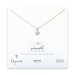 sparkle star necklace with sterling silver charm on gold dipped chain