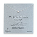 circle necklace, sterling silver