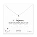 it's the journey sterling silver necklace