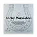 lucky horseshoe sterling silver necklace