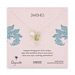 3 wishes sterling silver charm necklace with elephant, 7 and green quartz